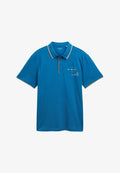 TOM TAILOR KURZARM - Polo shirt - blau