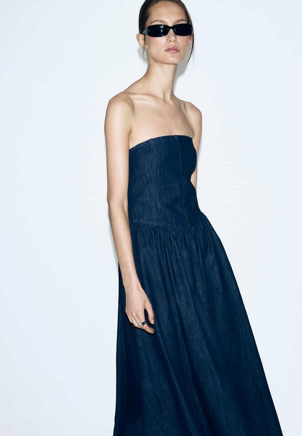 Mango ADULT - Denim dress - blue