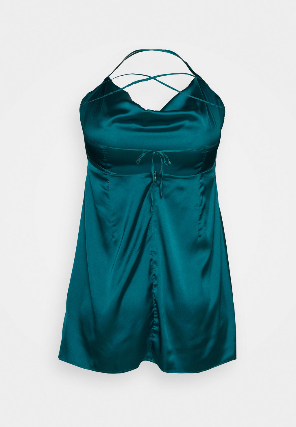 IN THE STYLE CURVE SLIP MINI DRESS