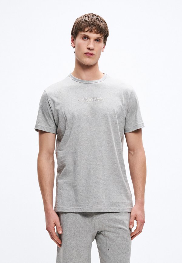 Calvin Klein Underwear TEE AND SHORT - Pyjamas - light gray heather