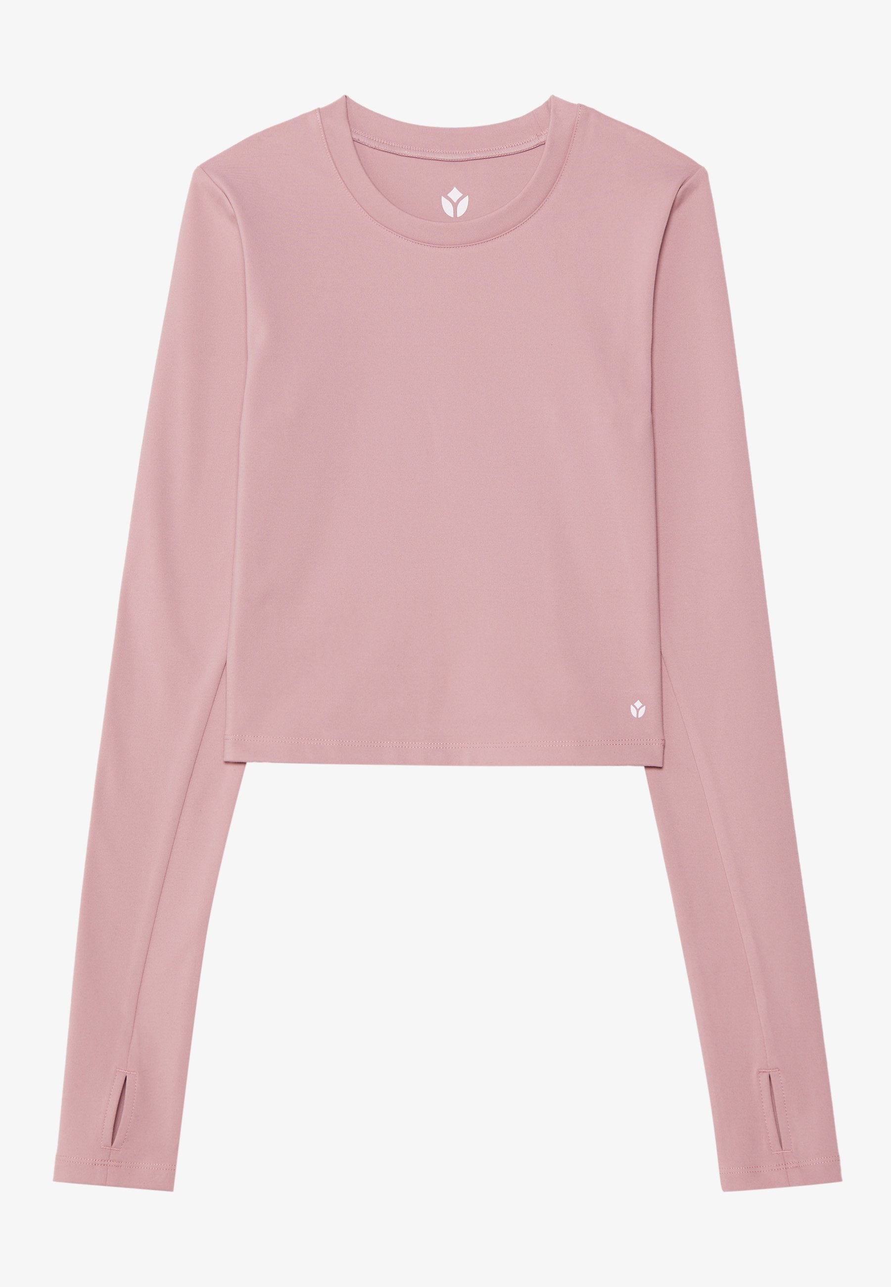 Even&Odd active ESSENTIAL FITTED CROPPED LONG SLEEVE SPORTS TOP