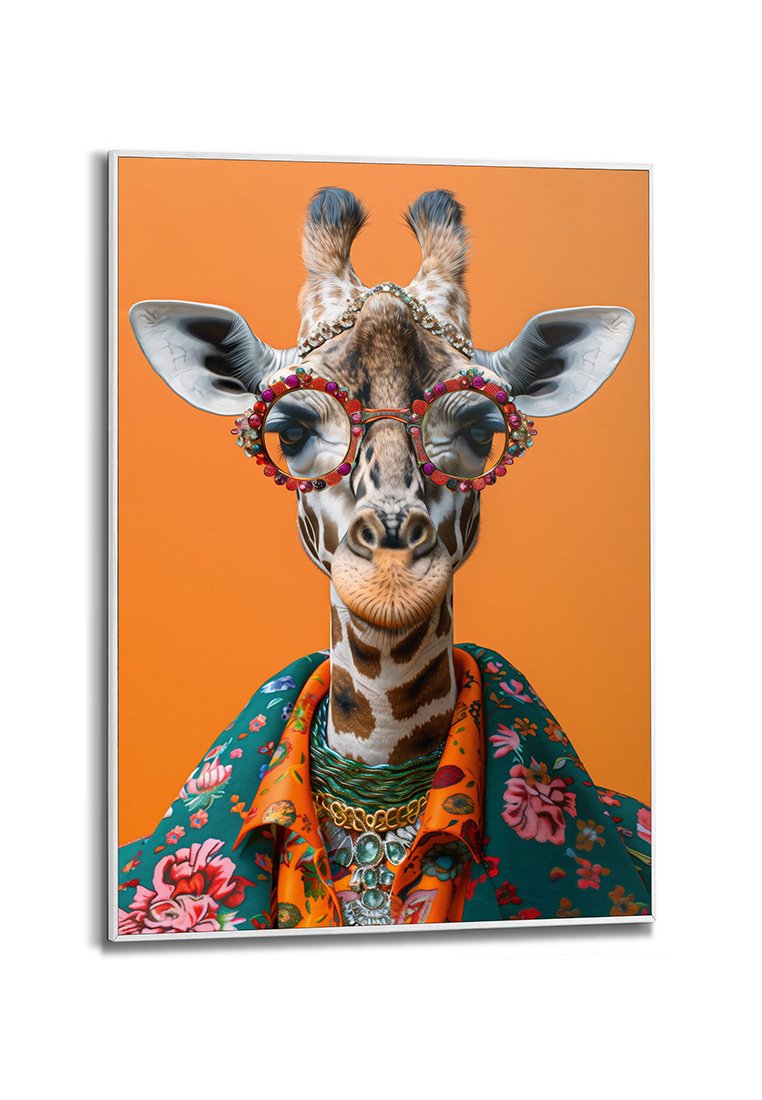 Orange Wallz HAPPY GIRAFFE