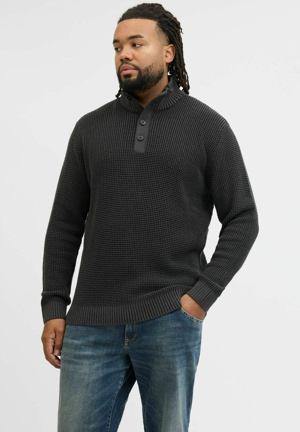 Jack & Jones Knitted Plus Size Knitted - Jumper - black
