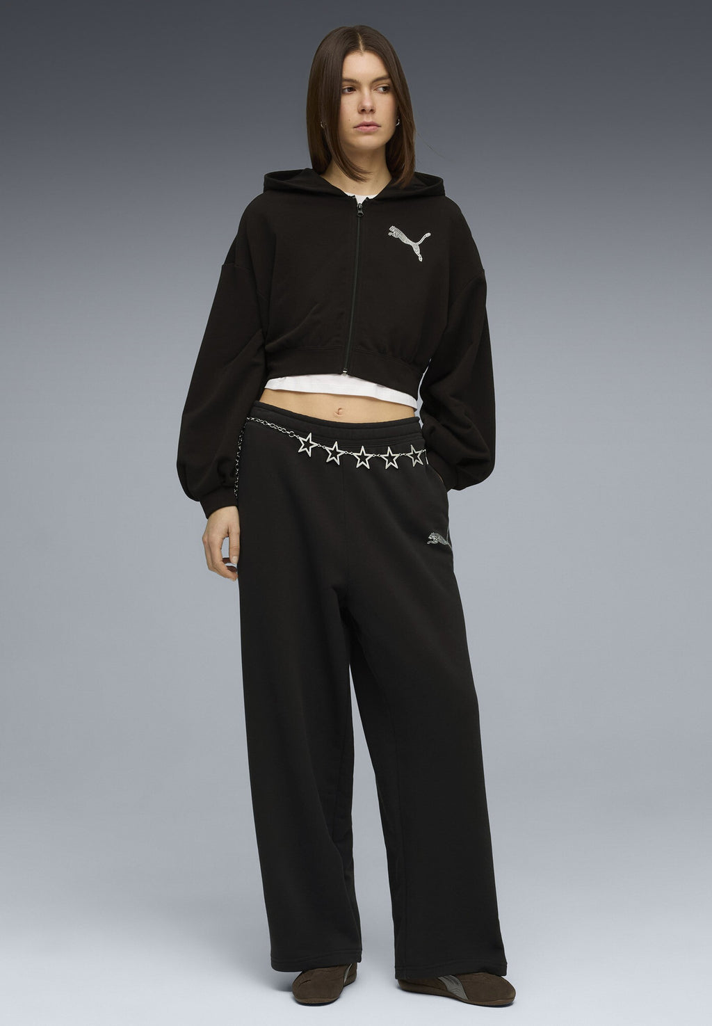 Puma GRAPHIC LEO LUXE BEDAZZLED SLOUCHY