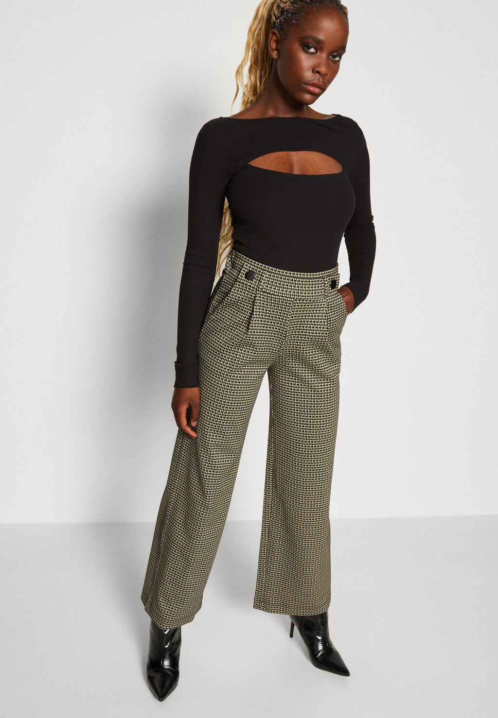 JDY JDYGEGGO MIA LONG CHECK PANT