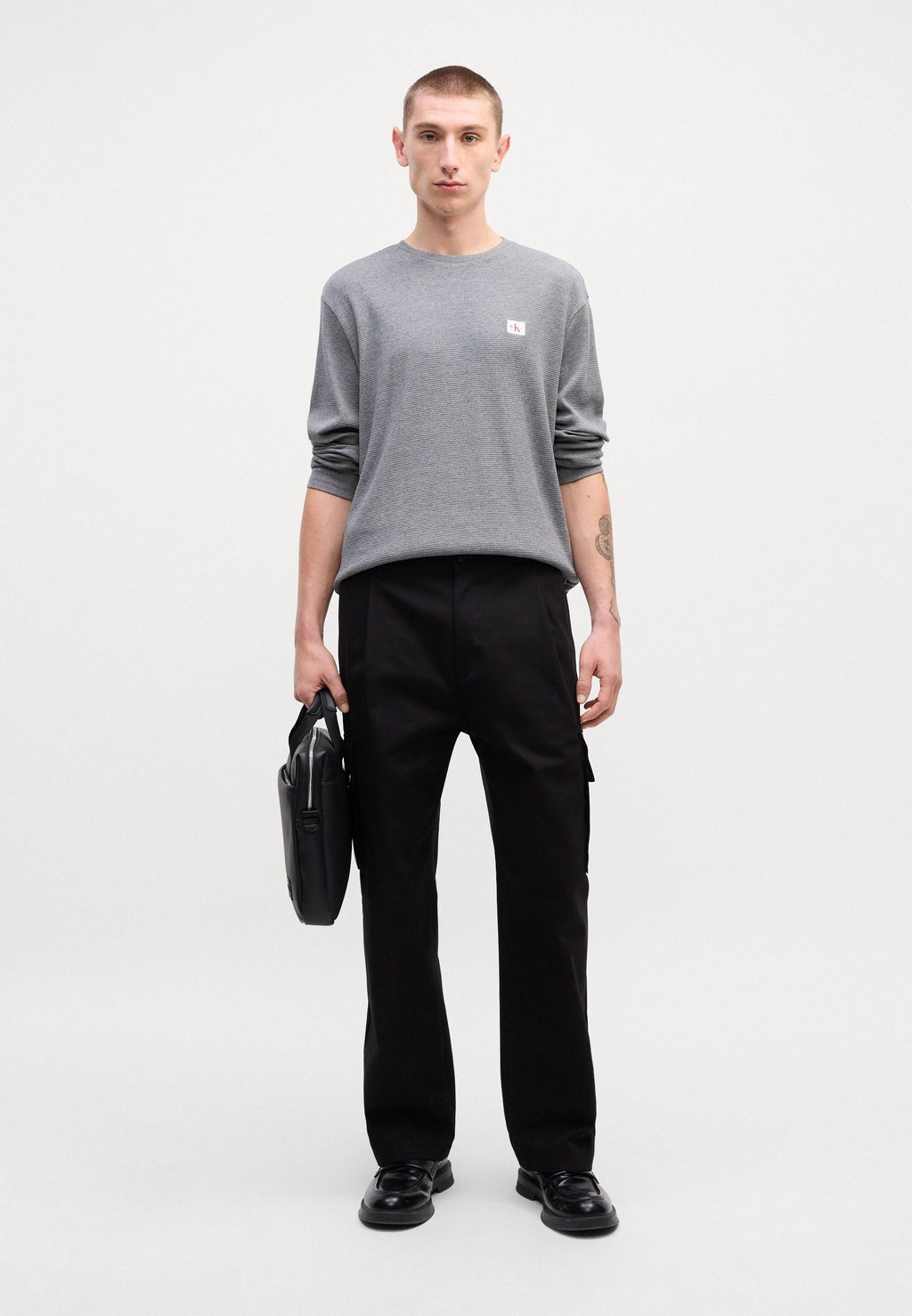 Calvin Klein Jeans WAFFLE LABEL TEE