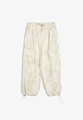 Bershka PRINTED CARGO TROUSERS - Cargo trousers - sand