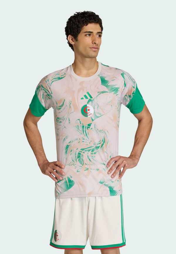 adidas Performance ALGERIA 26 AWAY PRE-MATCH JERSEY - National team wear - magic beige