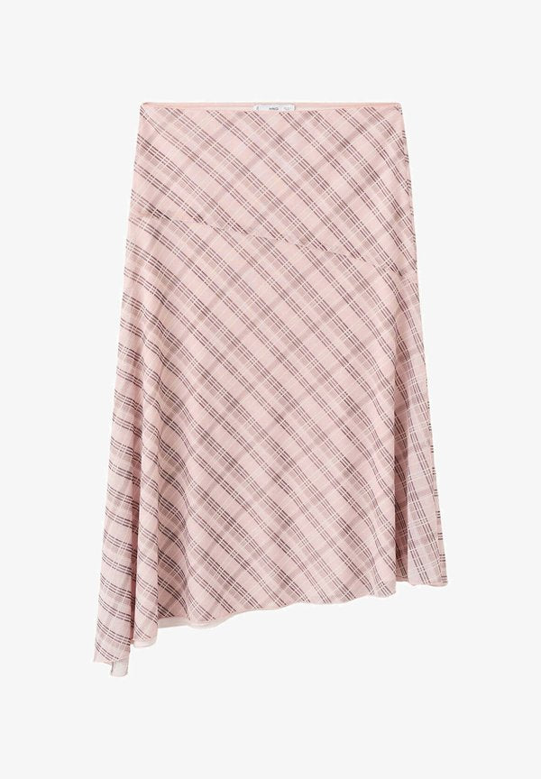 Mango ADULT - Maxi skirt - pink