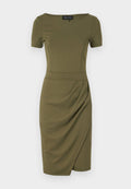 Anna Field PLEATED SKIRT FITTED CAP SLEEVES MIDI DRESS