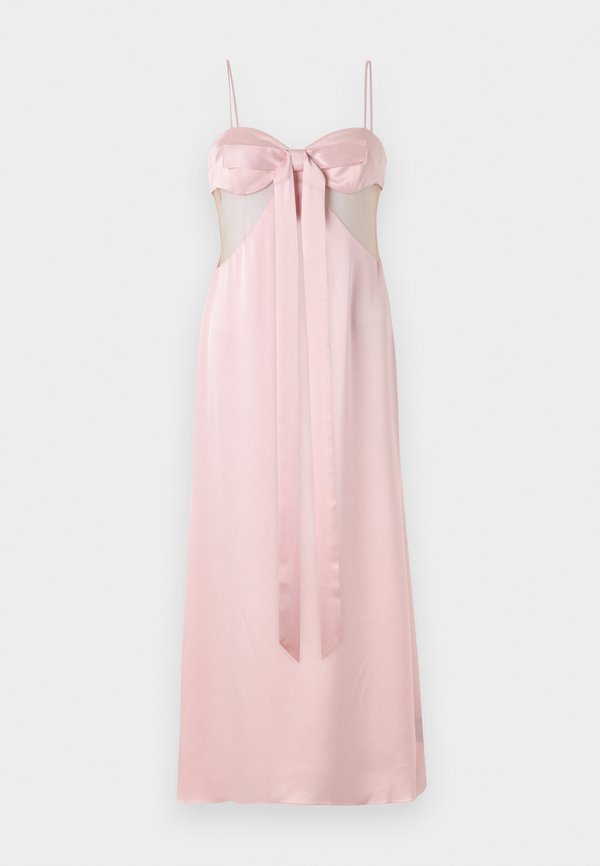 David Koma INSERT FRONT FLOUNCE HEM DRESS