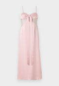 David Koma INSERT FRONT FLOUNCE HEM DRESS