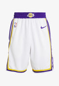 Nike Performance LOS ANGELES LAKERS NBA SWINGMAN SHORT ASSOCIATION - Sports shorts - white/field purple