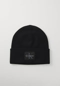 Calvin Klein MONOLOGO PATCH UNISEX - Beanie - black