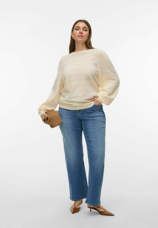 Vero Moda Curve Knitted VMCLIMONE Knitted - Jumper - birch