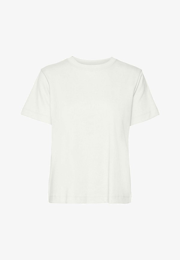 Vero Moda AWNAIMA SS O-NECK T-SHIRT NOOS - Basic T-shirt - snow white