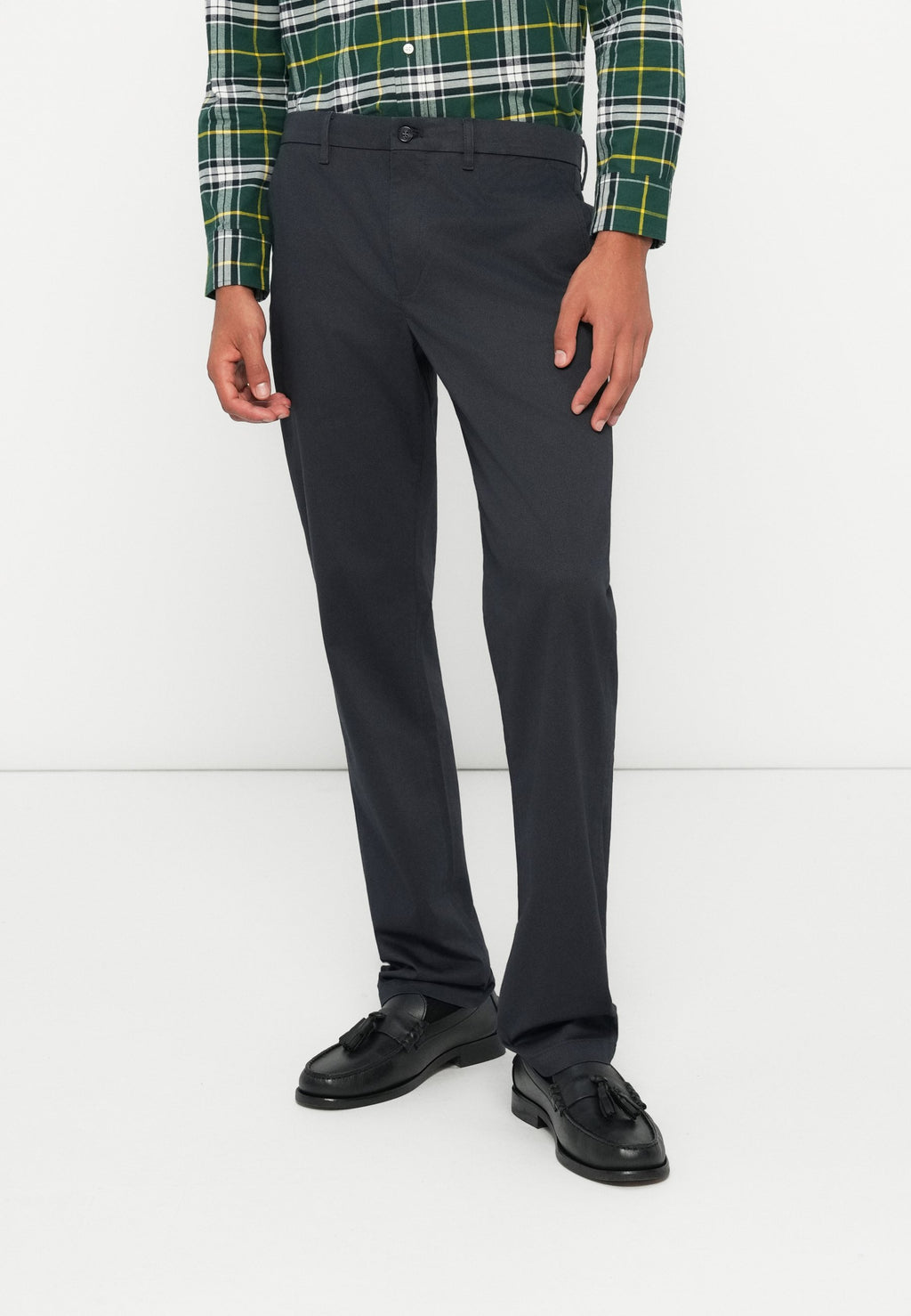 DENTON TEXTURED PRINT STRAIGHT LEG TROUSERS Media 3