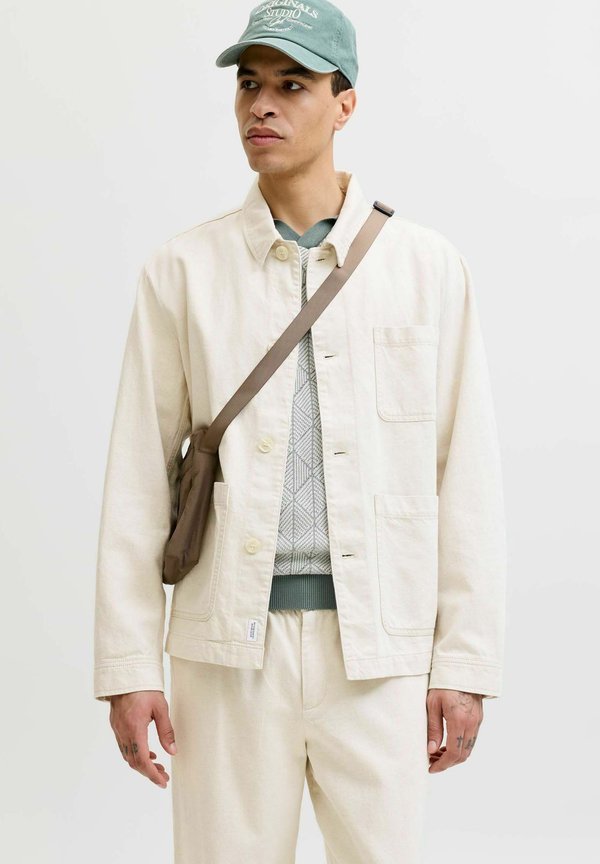 Jack & Jones Loose Fit - Denim jacket - ecru