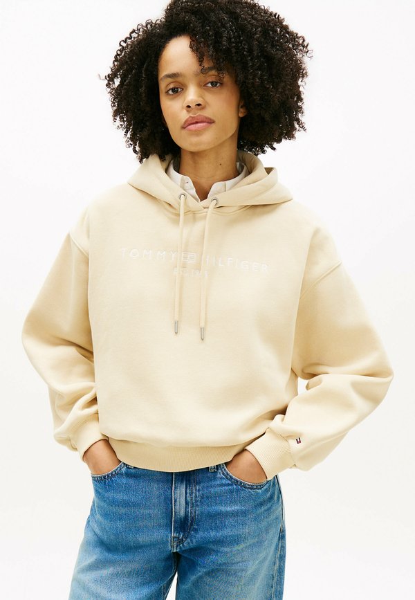 Tommy Hilfiger CORP LOGO - Hoodie - country ivory