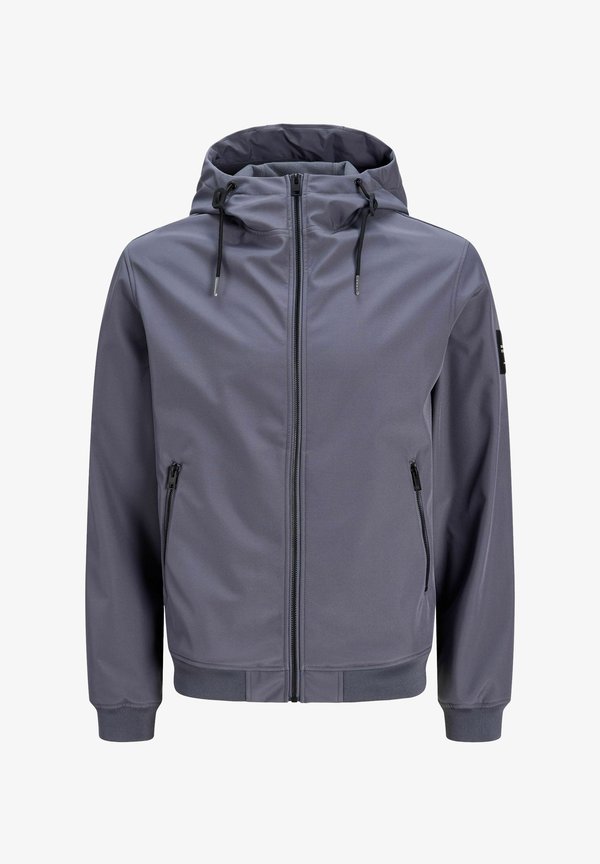 Jack & Jones JJEBASIC SOFTSHELL HOOD NOOS - Outdoor jacket - turbulence