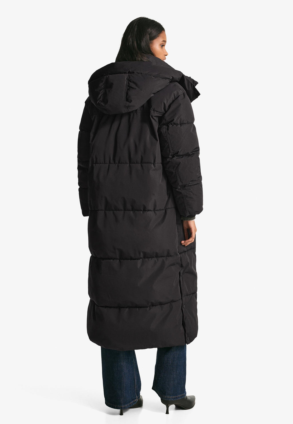 Bershka LONG HOODED  PUFFER