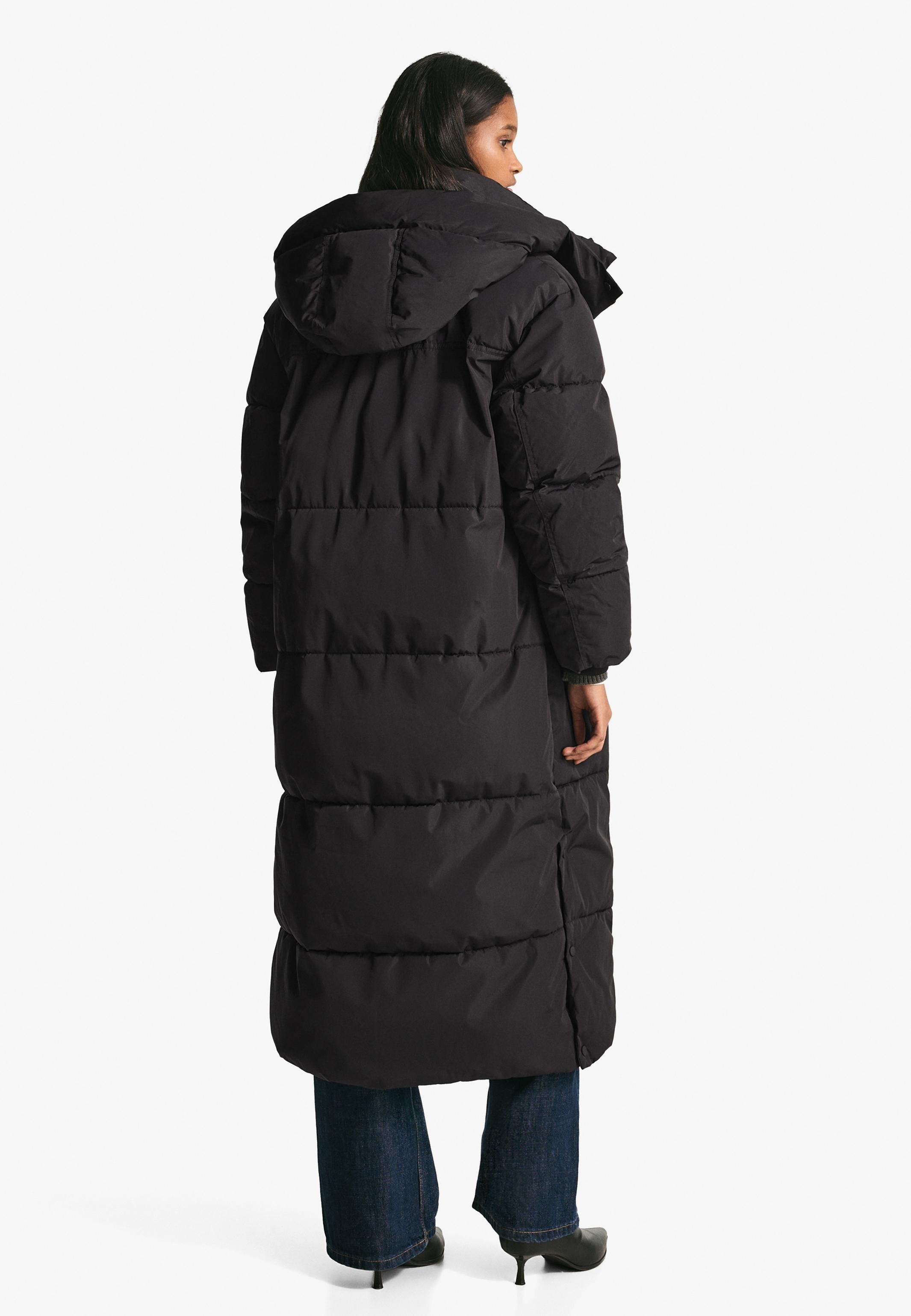 Bershka LONG HOODED  PUFFER