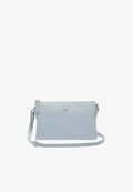 Lacoste SAC/POCHETTE PLATE À BANDOULIÈRE - Cross body bag - bleu gris ( tradewings)