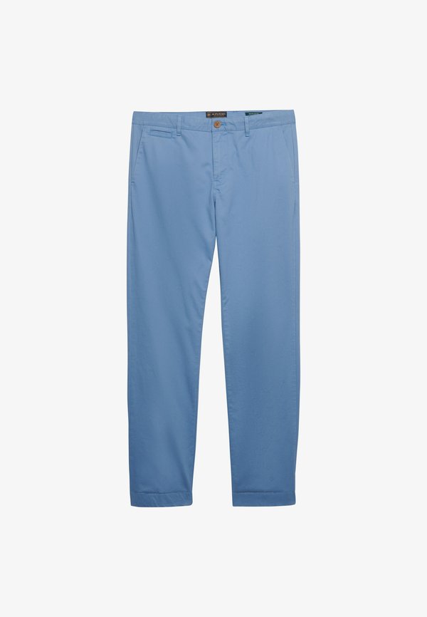 Superdry & Co SUPERDRY PREMIUM REGULAR CHINOS.. - Chinos - washed blue