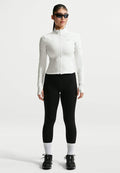 Nike Performance W NK SWIFT DF FZ JKT - Training jacket - sail/reflective silv