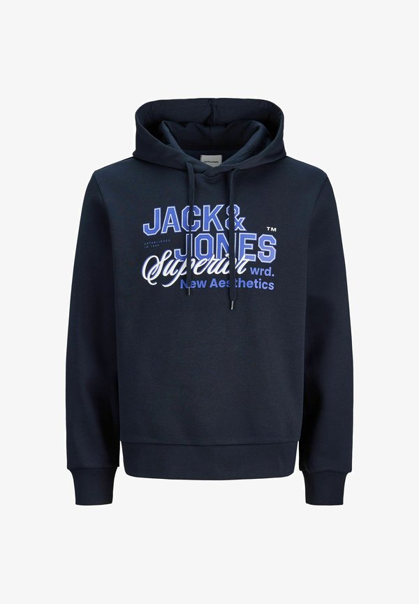 Jack & Jones JJELOGO SWEAT HOOD 2 COL 25/26 NOOS - Hoodie - navy blazer