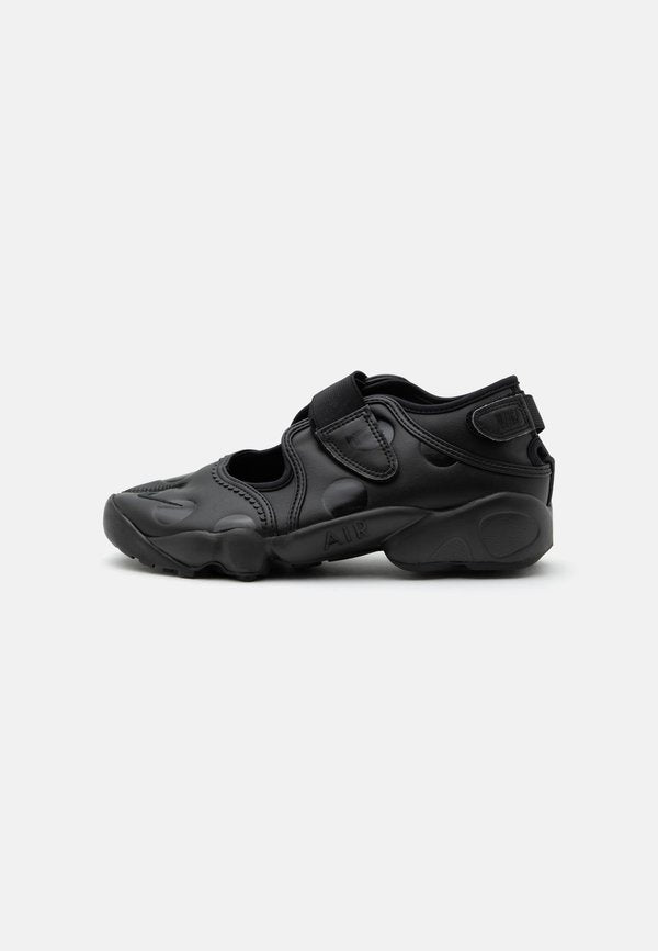 Nike Sportswear AIR RIFT DOT - Ankle strap ballet pumps - black