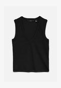 Vero Moda VMCHLOE SHORT DEEP V-NECK TOP JRS NOOS - Top - black