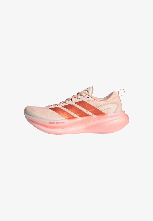 adidas Performance SUPERNOVA GLIDE W - Road running shoes - bliss orange   thermal gold met powder coral