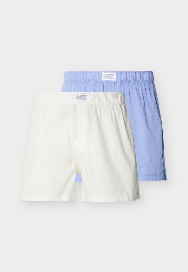 Levi's® MEN 2 PACK - Boxer shorts - light blue/white