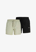 Jack & Jones Swim 2-pack Regular Fit - Swimming shorts - black