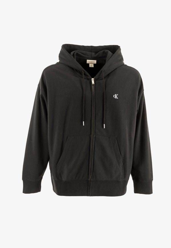 Calvin Klein Jeans Zip-up sweatshirt - noir