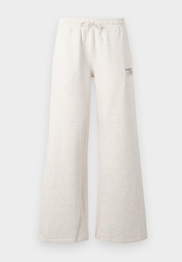 New Balance TRACKSIDE - Tracksuit bottoms - beige