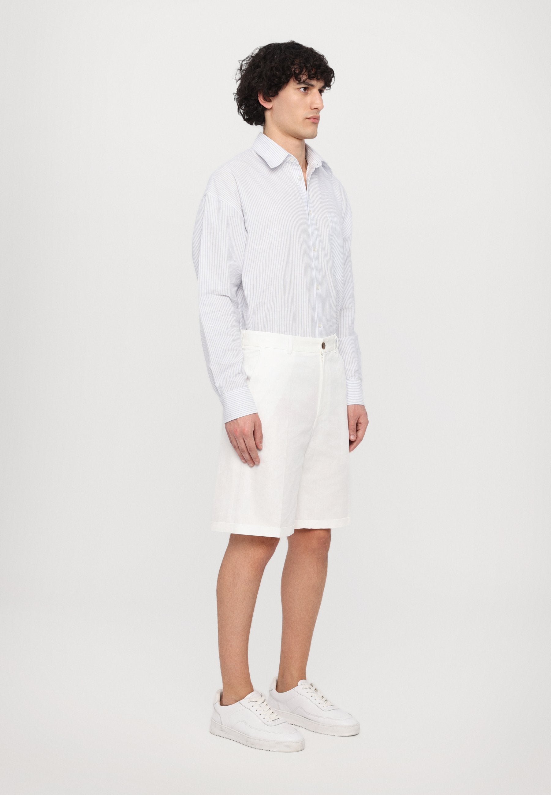 Essential Collective WIDE LEG LINEN KNEE