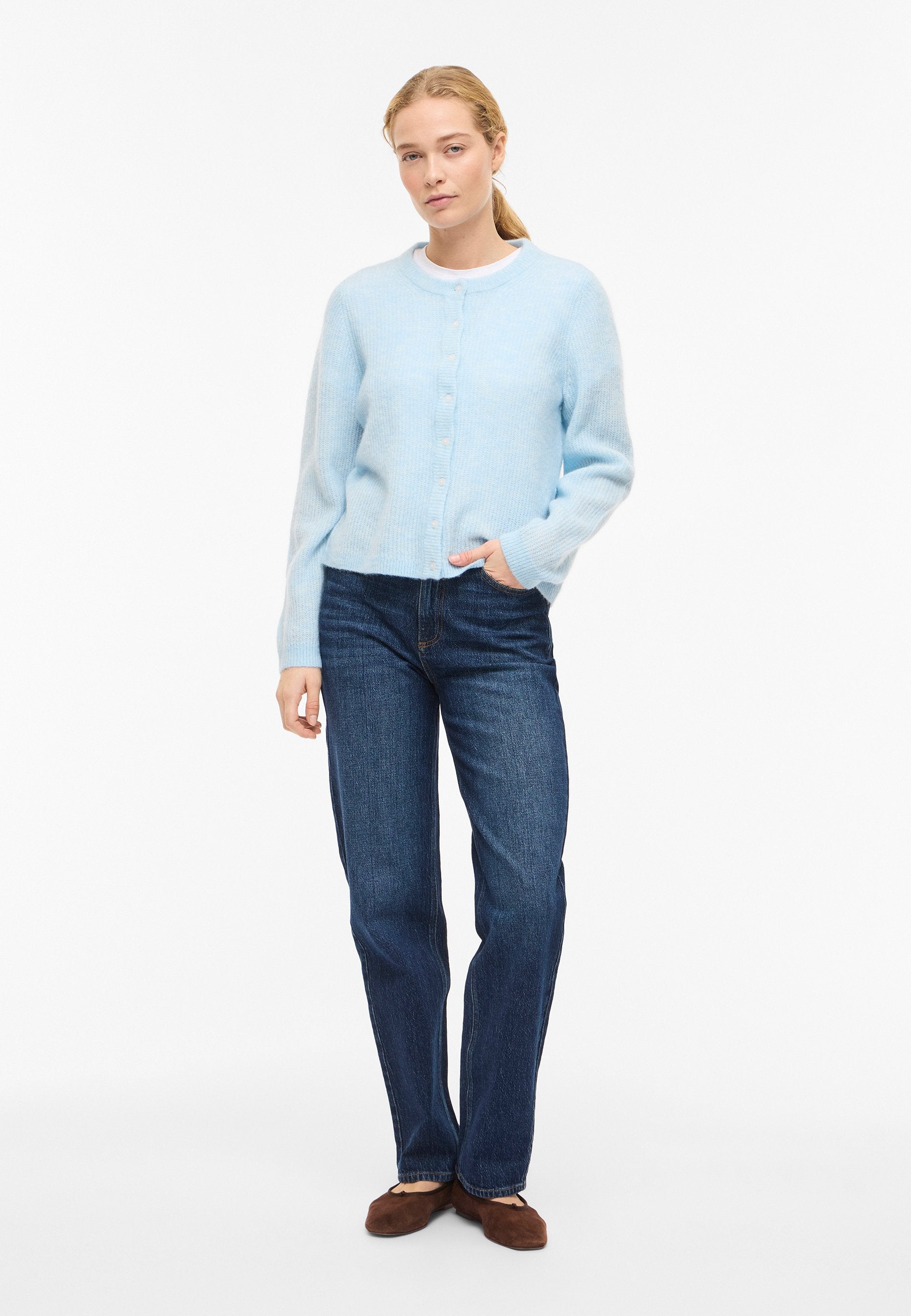 VILA VILORY O-NECK L/S KNIT CARDIGAN-NOOS