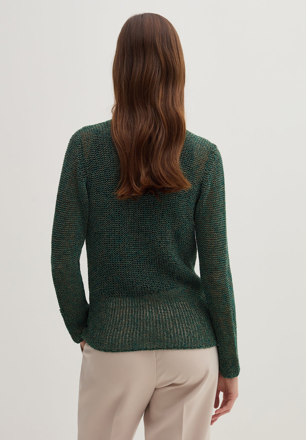 Stefanel SEMI-SHEER IN OPENWORK JACQUARD
