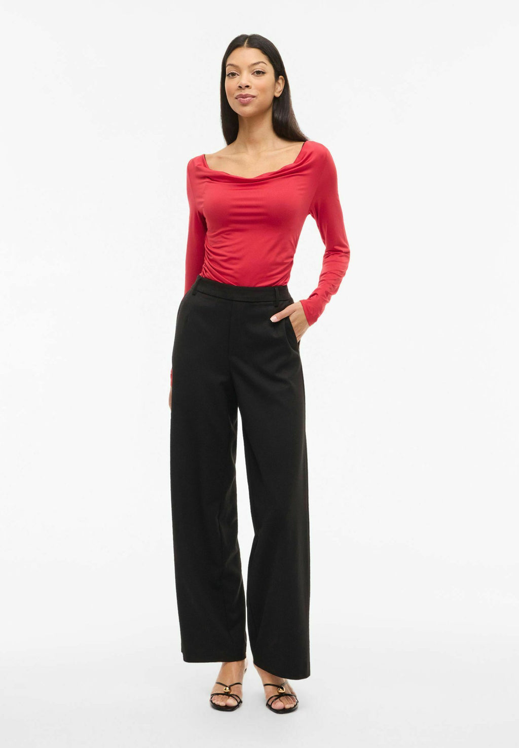 VILA Long Sleeved VIKANA Waterfall