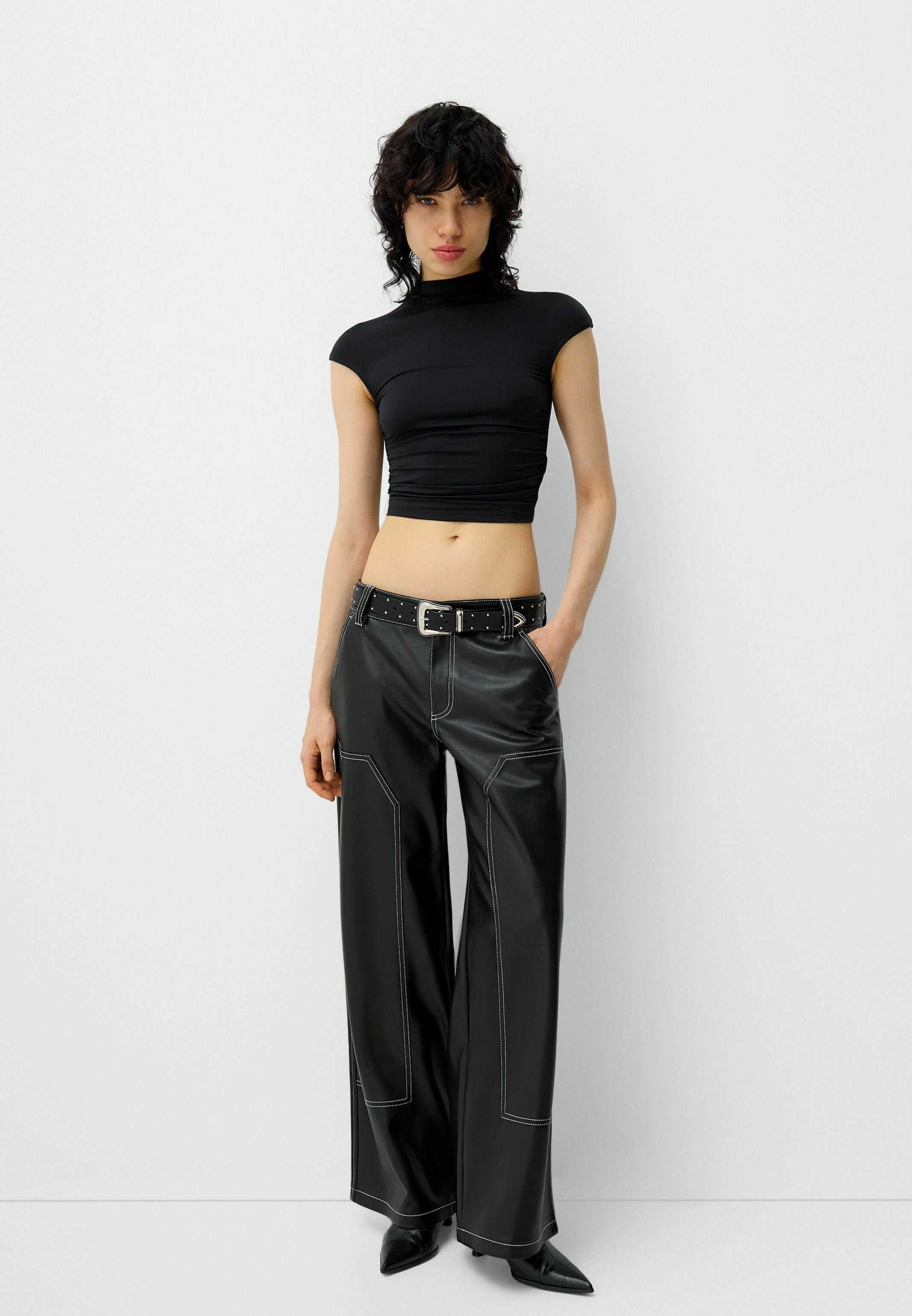 Bershka CONTRAST EFFECT WITH BELT