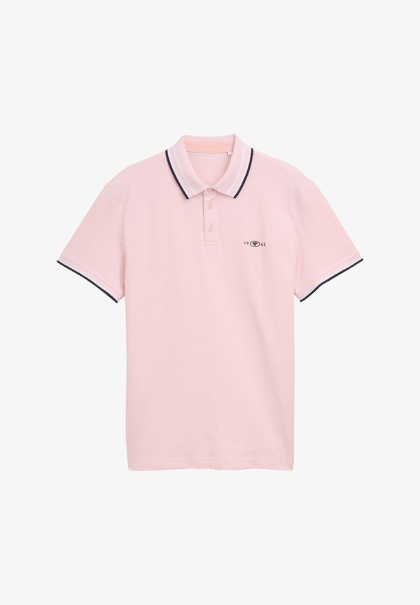 TOM TAILOR Polo shirt - blush pink two tone pique