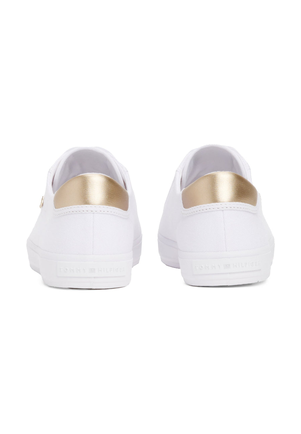 METALLIC HEEL CANVAS TRAINERS Media 3