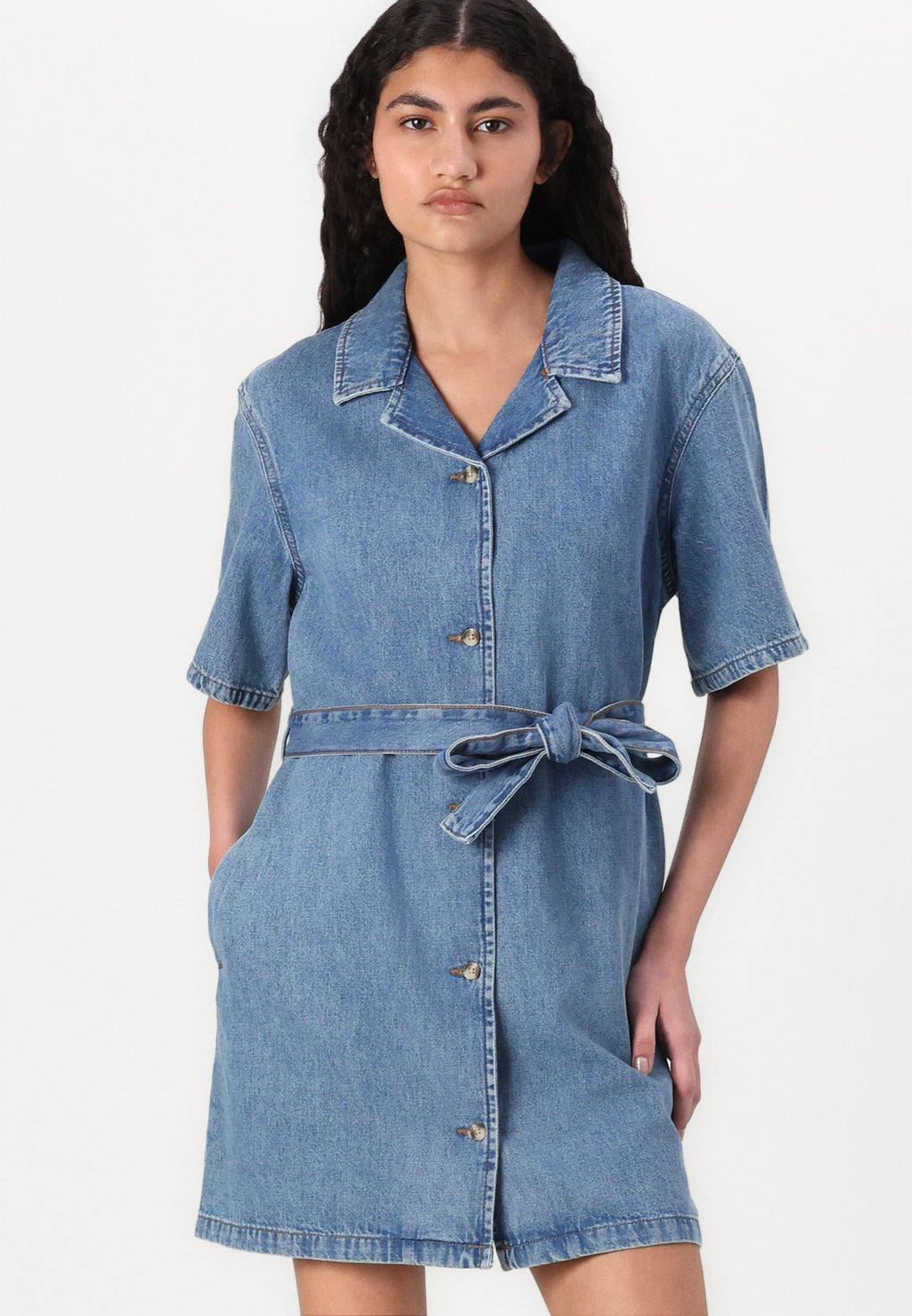 ONLY ONLELLIE MINI BELT DRESS