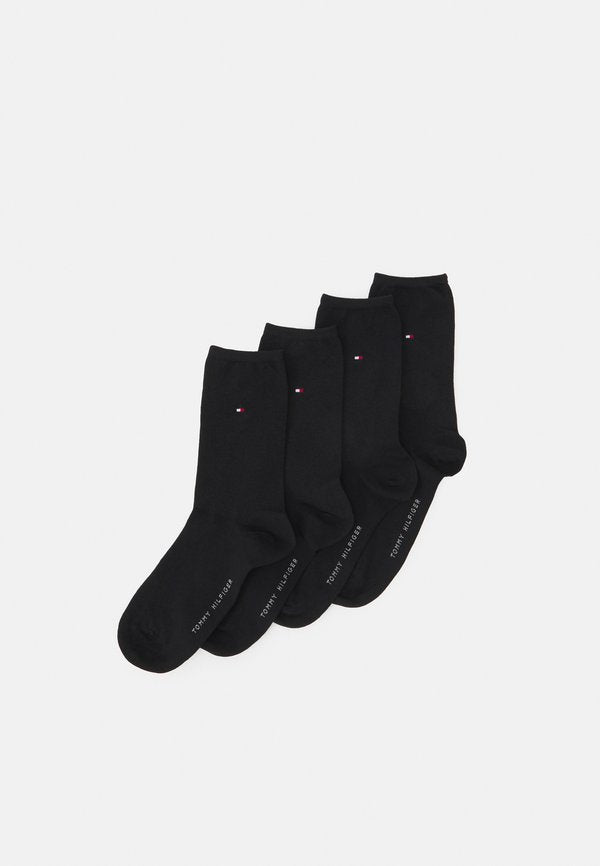 Tommy Hilfiger WOMEN SOCK 4 PACK - Socks - black