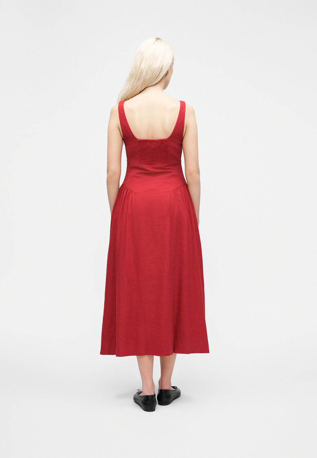 GAP SHIRRED DRESS