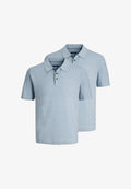 Jack & Jones 2 PACK - Polo shirt - ashley blue