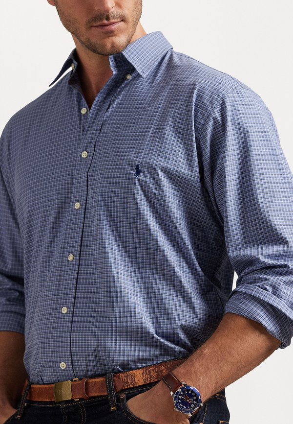 Polo Ralph Lauren Big & Tall CHECKED STRETCH POPLIN SHIRT