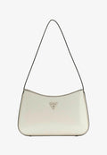 Guess ARNELA ZIP SHOULDER  - Handbag - bone